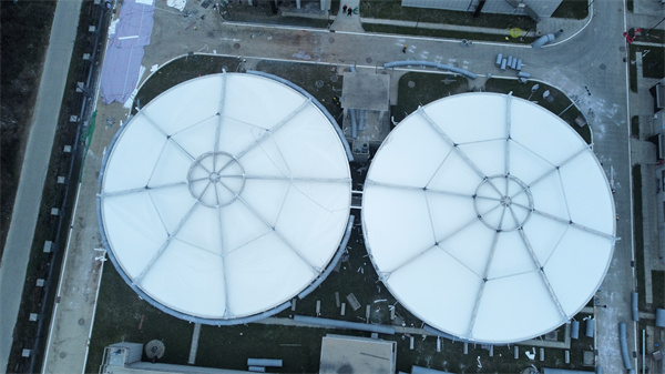 彭州污水處理廠反吊膜工程